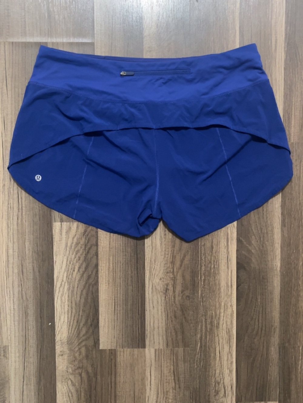 Lululemon Women’s 12 Speed Up Mid-Rise Shorts 4 Inch Symphony Blue - Picture 6 of 8